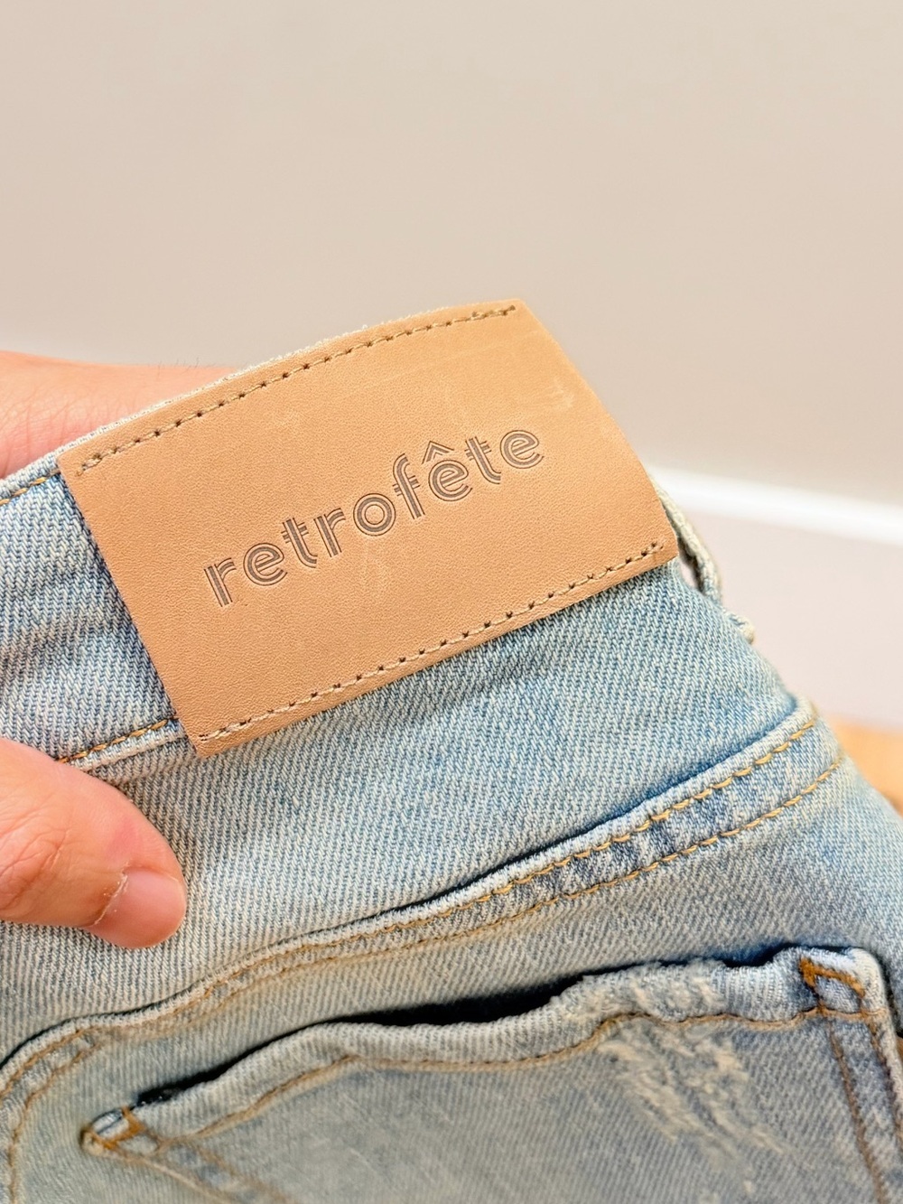 NWT Retrofête Women’s Ambrose Denim Skirt - Picture 8 of 8